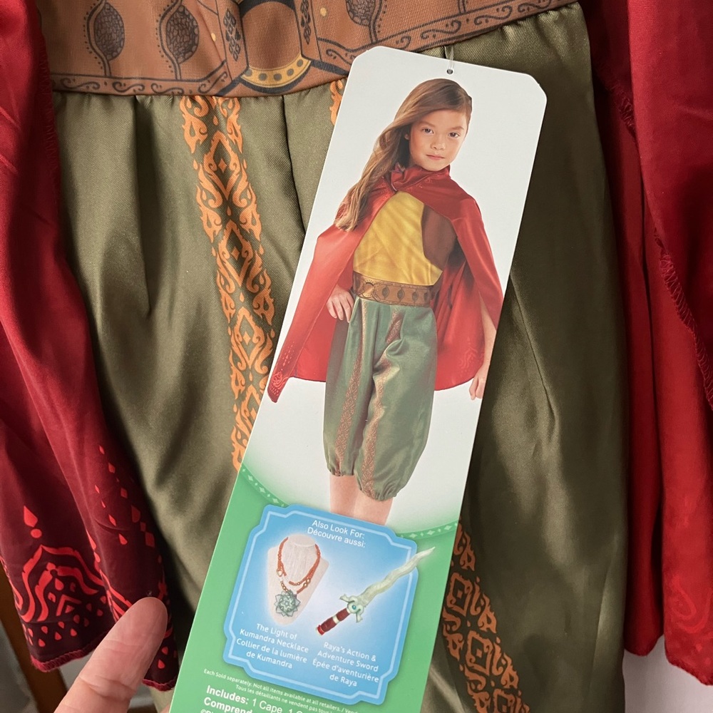 NEW Disney Raya & The Last Dragon Adventure Dress Up/Halloween Costume Size 4-6X - Picture 4 of 6